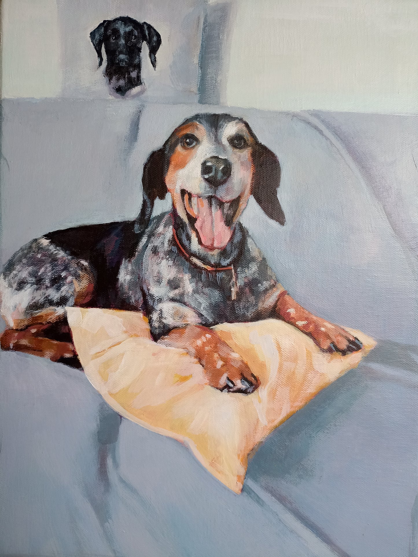Portrait réaliste personnalisé sur toile