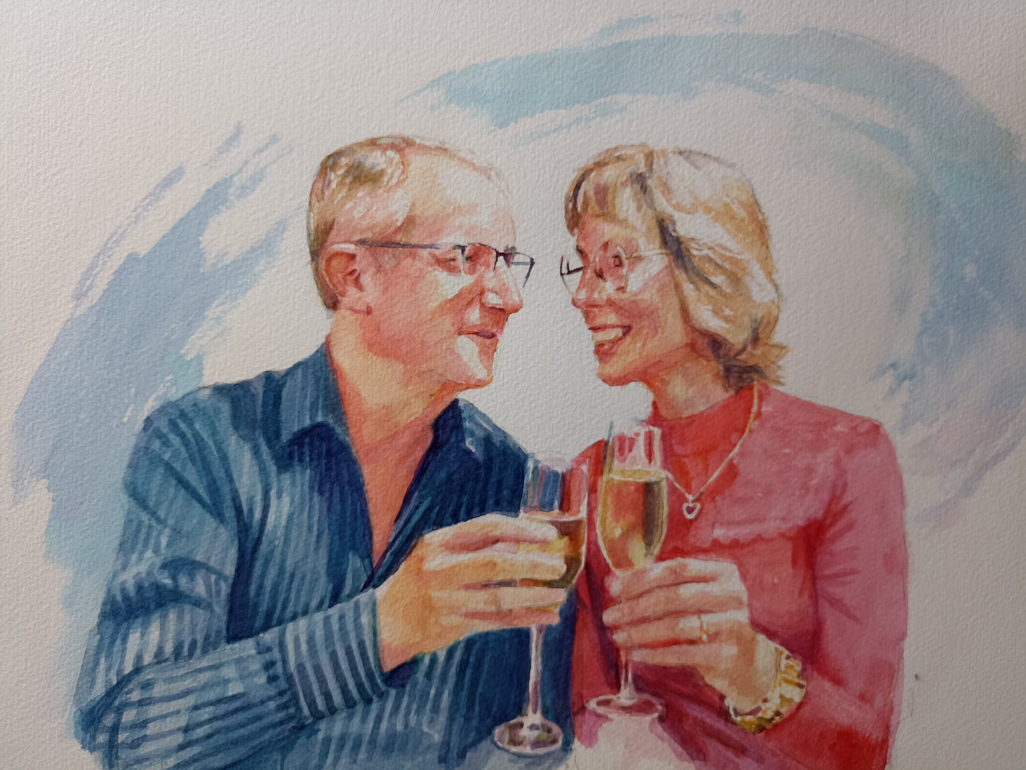 Portrait personnalisé de couple