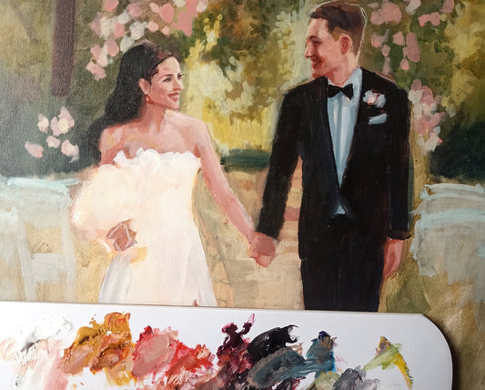 Live Wedding Painting – Un souvenir de mariage vivant