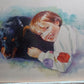 Portrait personnalisé d'enfant à l'aquarelle 
